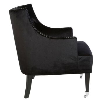 Darlington Black Velvet Chair 7
