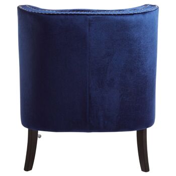 Darlington Blue Velvet Chair 4