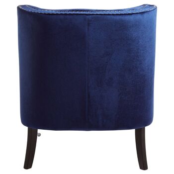 Darlington Blue Velvet Chair 8