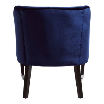 Darwin Blue Velvet Chair 4