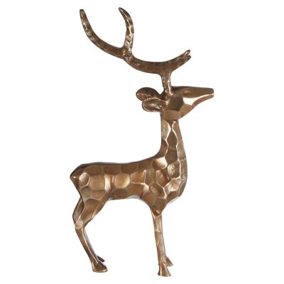 Decorative Gold Finish Standing Stag
