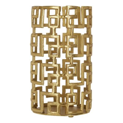 Delphi Small Gold Finish Candle Holder