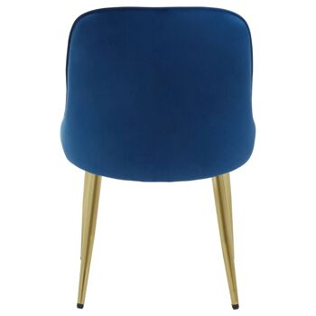 Demi Midnight Velvet Dining Chair 8