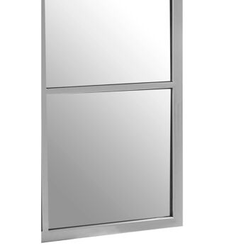 Descartes Large Silver Frame Wall Mirror 4