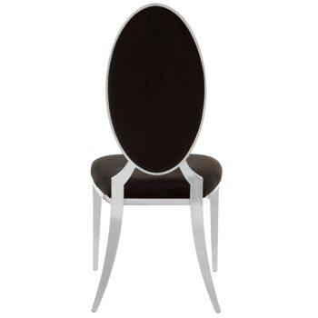 Eliza Black Velvet  Dining Chair 4