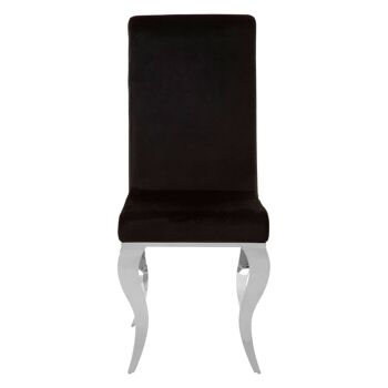 Eliza Dining Chair with Silver Frame 1