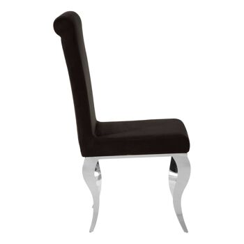 Eliza Dining Chair with Silver Frame 3