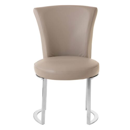 Eliza Grey Faux Leather Dining Chair