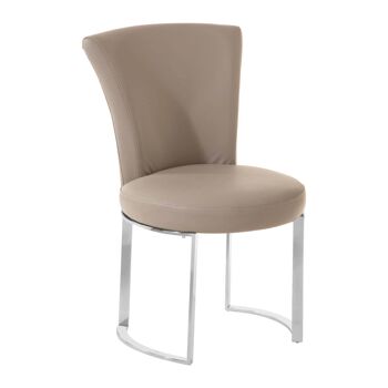Eliza Grey Faux Leather Dining Chair 2