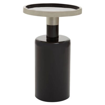 Elva Black And Gold Side Table