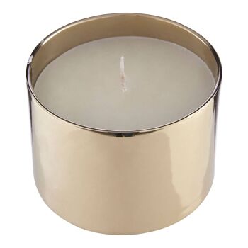 Elva White Large Wax Filled Candle 3