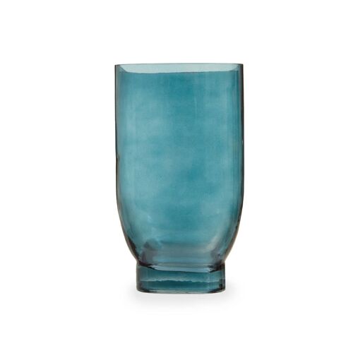 Emer Small Blue Glass Vase