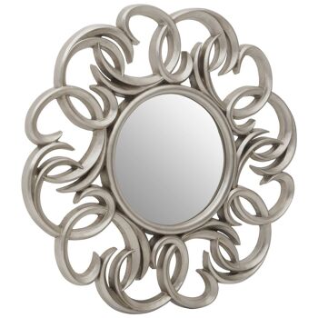 Entwined Silver Swirl Wall Mirror 2