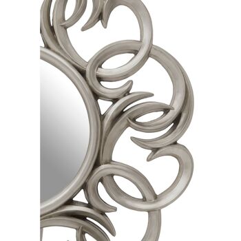 Entwined Silver Swirl Wall Mirror 3