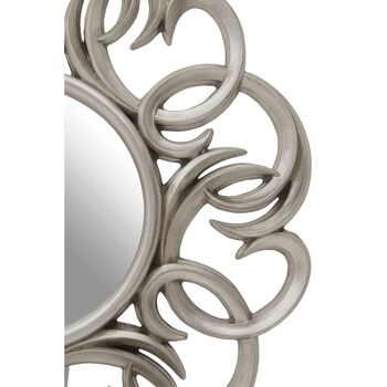 Entwined Silver Swirl Wall Mirror 6