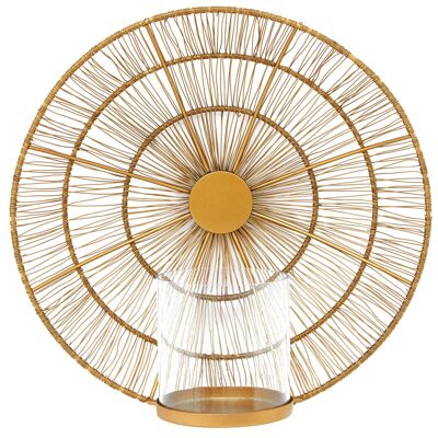 Enzo Gold Wire Wall Sconce