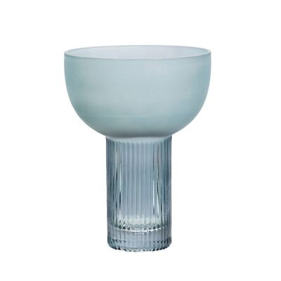 Esma Small Light Blue Glass Vase