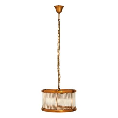 Fifty Five South 5 Bulb Bronze Pendant Light