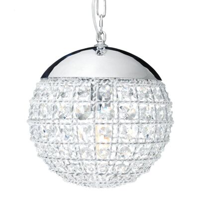 Fifty Five South Crystal Beads Pendant Light