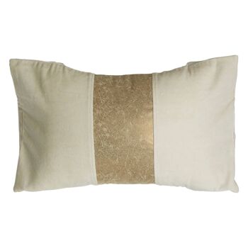 Fifty Five South Ivory Velvet/Gold Cushion 1