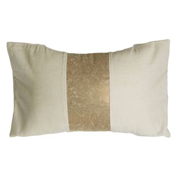 Fifty Five South Ivory Velvet/Gold Cushion 3