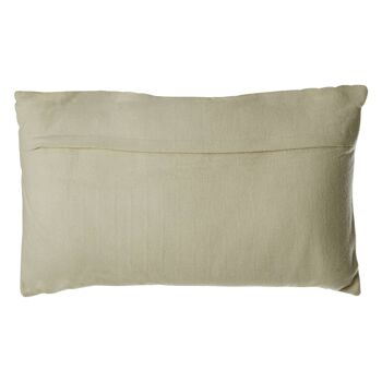 Fifty Five South Ivory/Silver Check Cushion 2