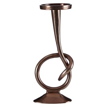 Fifty Five South Twist Bronze Candle Holder 1