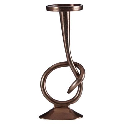 Fifty Five South Twist Bronze Candle Holder