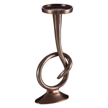 Fifty Five South Twist Bronze Candle Holder 2