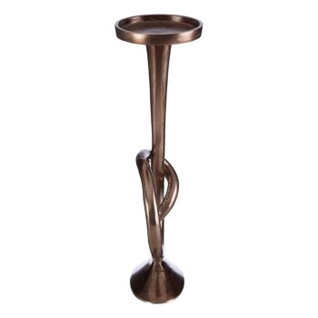 Fifty Five South Twist Bronze Candle Holder 3