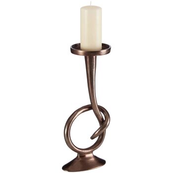 Fifty Five South Twist Bronze Candle Holder 4