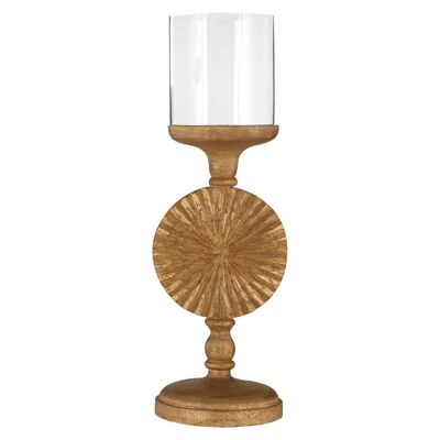 Fluted Disc Candle Holder