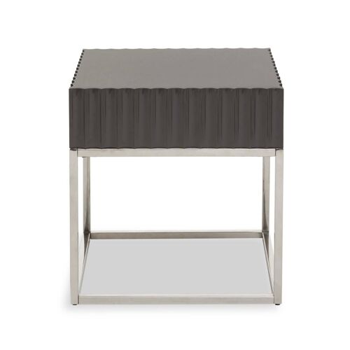 Genoa Grey Finish End Table