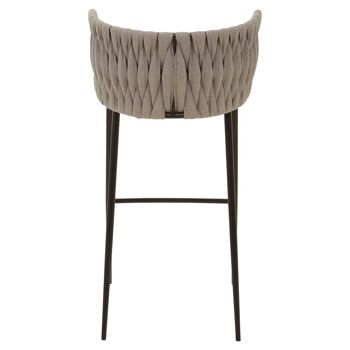 Gilden Grey Bar Chair with Woven Back 4
