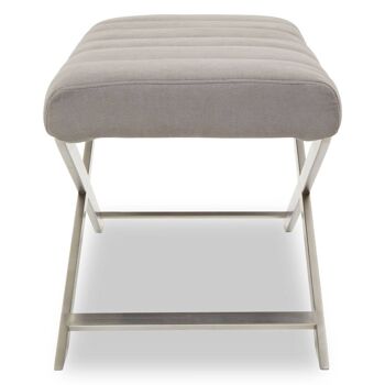 Gilden Grey Bench with Cross Base 7