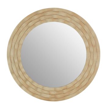 Gwenn Wall Mirror with Antique Silver Finish 1