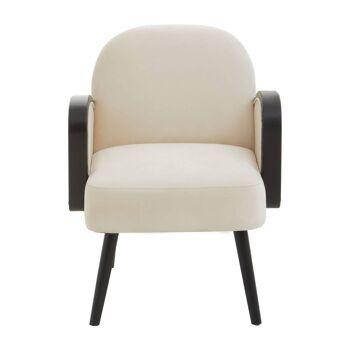 Hala Natural Velvet Armchair 7