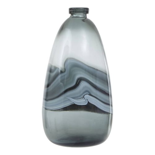 Halla Large Grey Bottle Vase