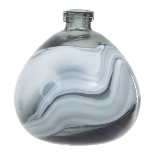 Halla Small Grey Bottle Vase