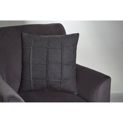 Hampstead Felt Squares and Dark Grey Cushion