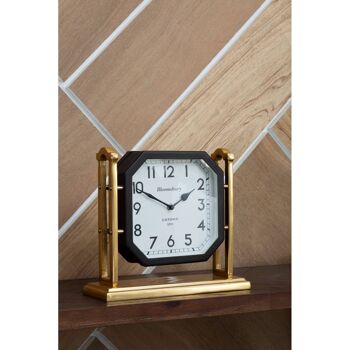Hampstead Gold and Black Mantel Clock 4