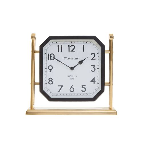 Hampstead Large Black / Gold Mantel Clock