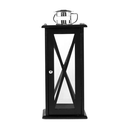 Hampstead Large Black Criss Cross Lantern