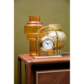 Hampstead Large Round Mantel Clock 7