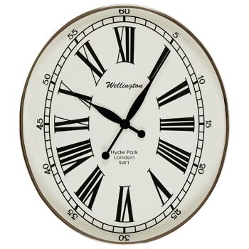 Hampstead White and Black Wall Clock 1