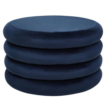 Hartford Midnight Blue Round Stool 1