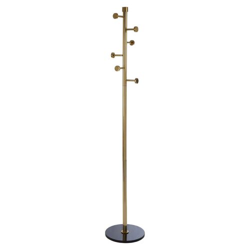 Hawkes Antique Gold Finish Coat Stand