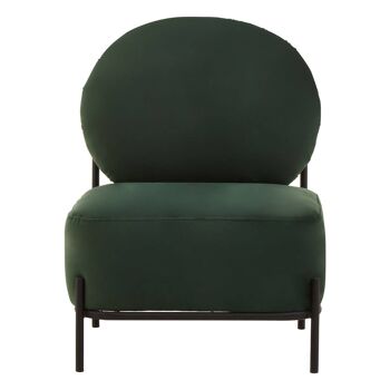 Haya Green Velvet Chair 1