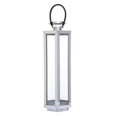 Herber Medium Silver Finish Lantern