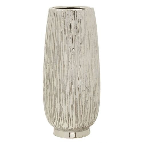 Hesper Large Silver Ceramic Vase